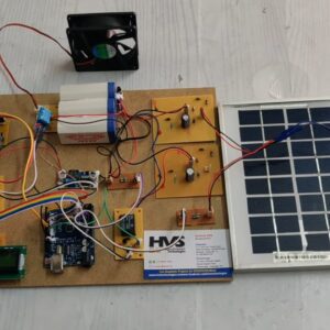 HVS-4856. Solar Powered IoT based Smart Controlling for DC fan.