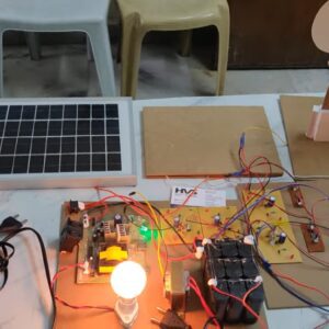 HVS-4945. Hybrid Power generation using Solar, Wind and Piezoelectric with 250watt Inverter