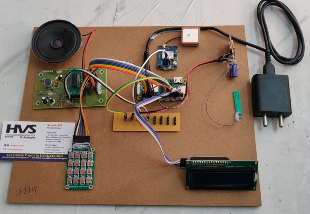 HVS-4971. Raspberry pi based Speaking micro controller for deaf and dumb with SOS Emergency Alert