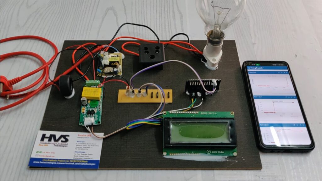 HVS-4870. Real-Time Electrical Estimation for Smart Energy Meter Application using ESP32 and Thingspeak