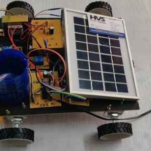 HVS-4872. Solar Vacuum Cleaner and Floor Cleaning Robot with water and Bluetooth controlled.