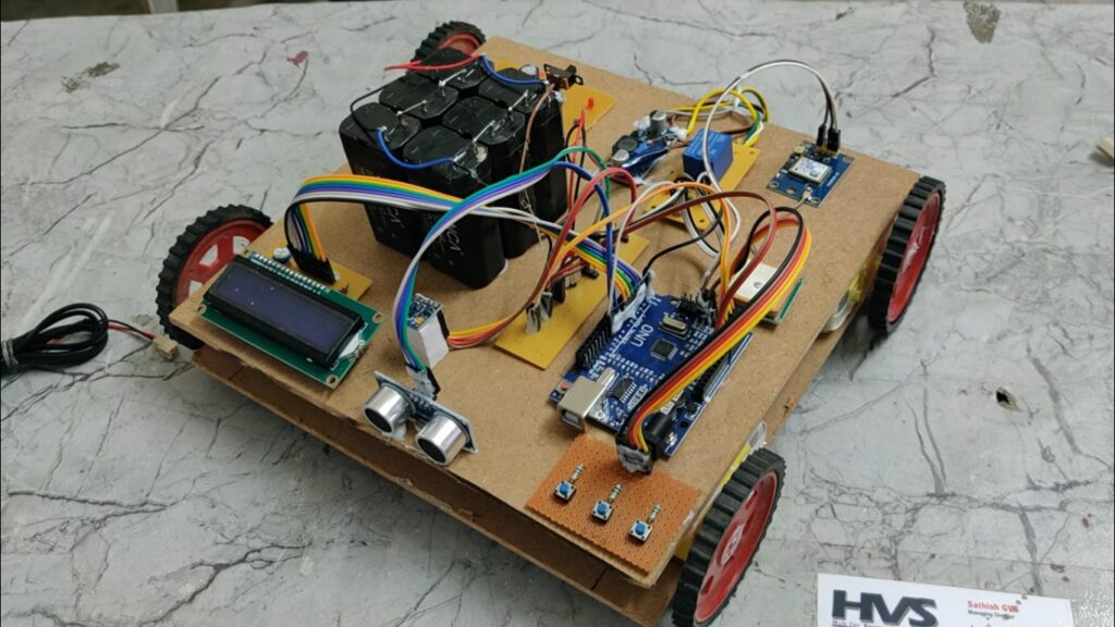 HVS-4887. Autonomous AI Robot - GPS, Digital compass.
