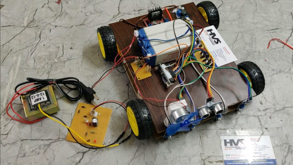 HVS-4879. Advanced Firefighting Robot with Line Following
