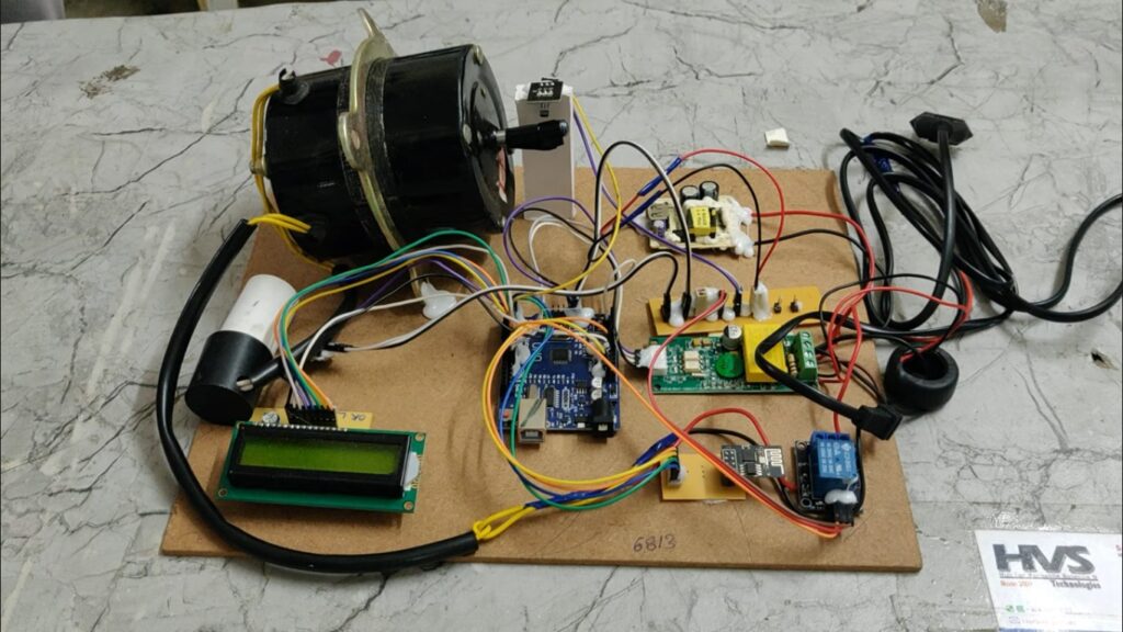 HVS-4888. Smart Monitoring and Controlling of Single-phase Induction Motor using IoT