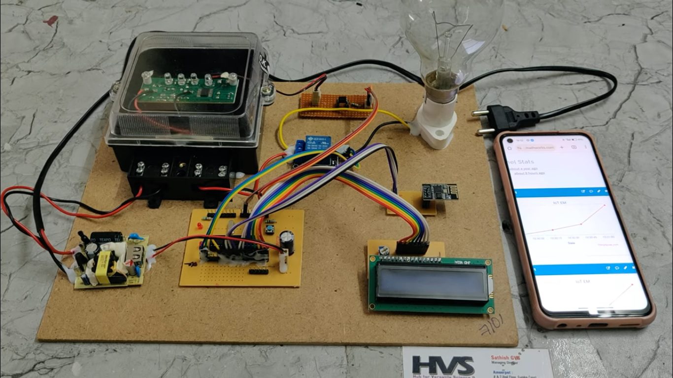 HVS-4892. Smart Residential Electricity Management and Cutoff system using Network based Embedded Control