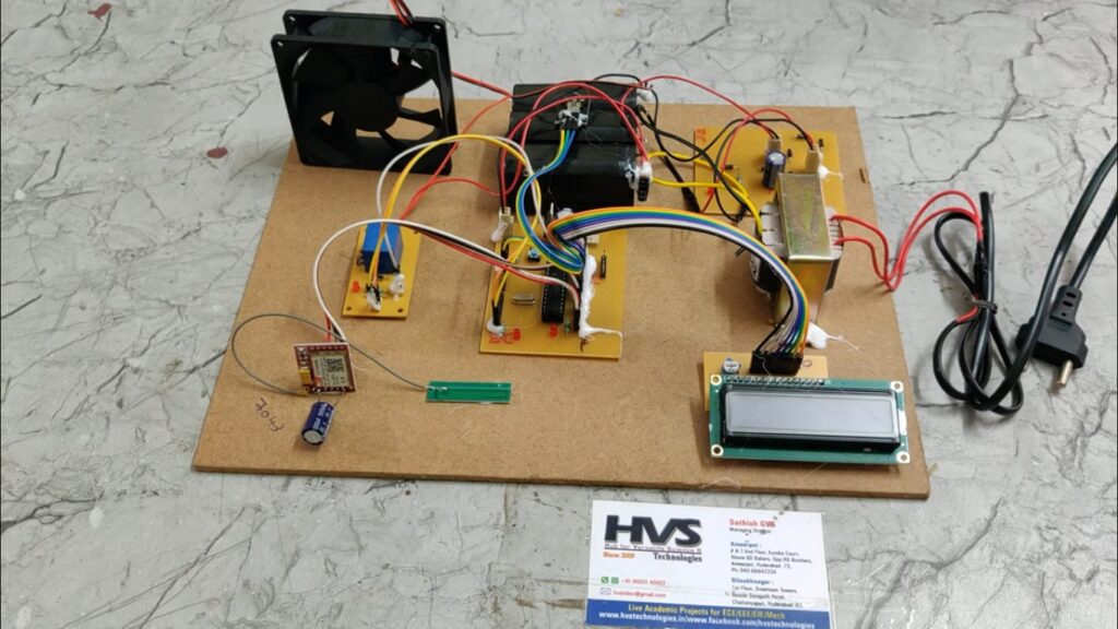 HVS-4898. Battery Cooling system with GSM Module for Electrical Vehicle.