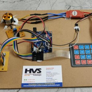 HVS-4909. BLCD Motor Speed Controlling Using Arduino UNO 4x4 keypad IR sensor.