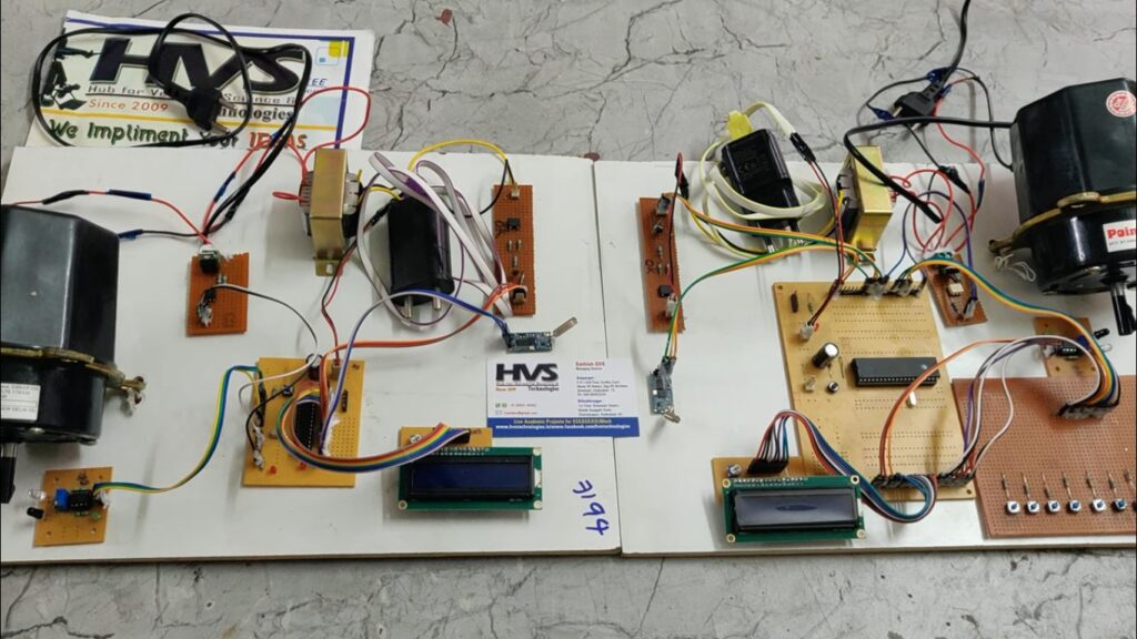HVS-4495.Speed synchronisation of Multiple AC Induction motors using Zigbee.