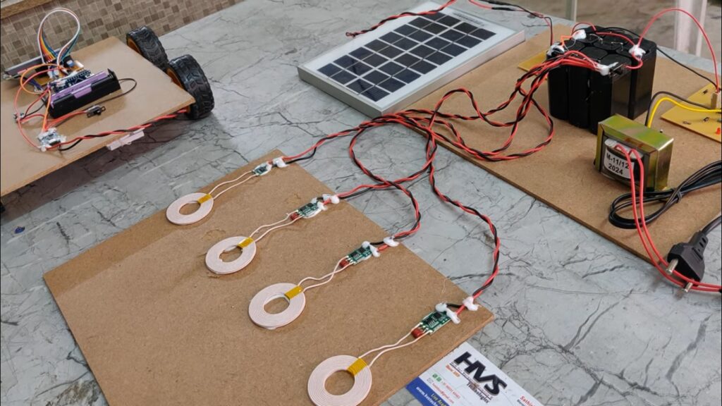 HVS-4917. Dynamic wireless charging on Roads a solar powered