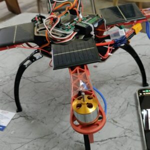 HVS-4926. Solar Powered Drone with video surveillance - Self charging drone