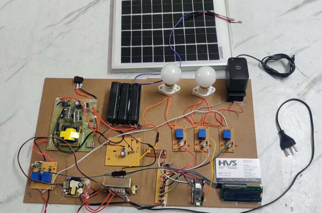 HVS-4938. Solar and Grid Connected Dynamic Load using advanced AI Based Control using Raspberry PI PICO W.