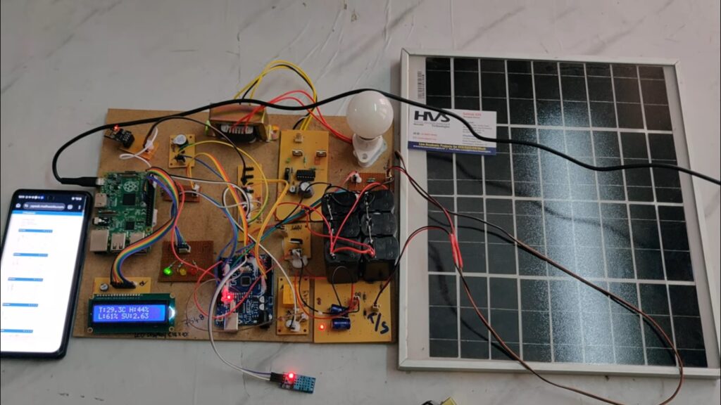 HVS-4940. AI Power Solar Energy Management System using Raspberry Pi.