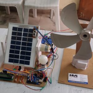 HVS-4850. Solar and wind dual power generation with solar tracking and AC-DC Inverter For Grid Application