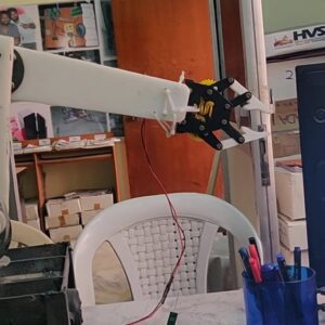 HVS-4862. MATLAB GUI Wireless Controlled Pick and Place Robotic ARM.
