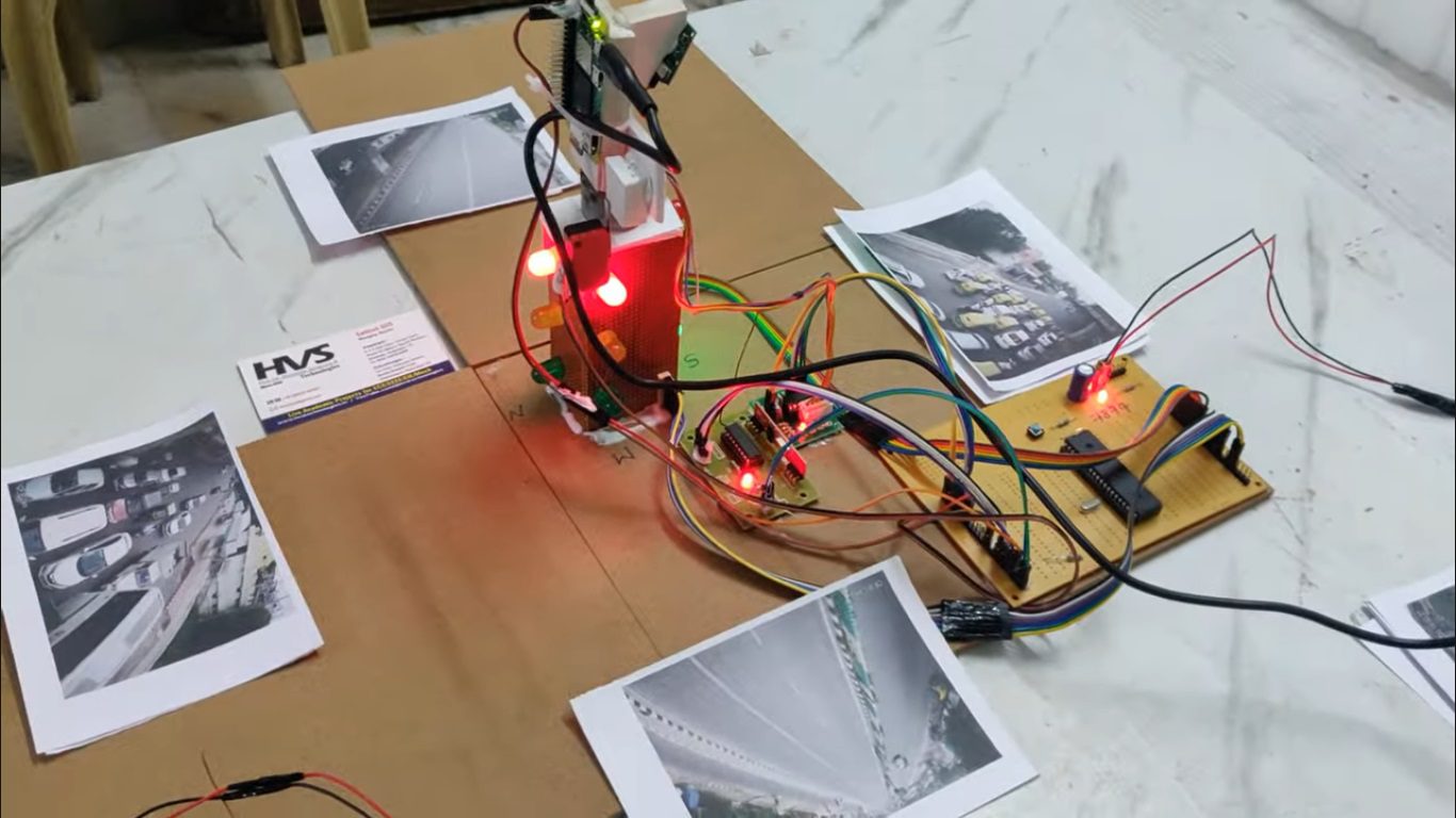 HVS-4857. Density based Traffic 🚦 Signal based on Image processing using Raspberry pi & ambulance 🚑 clearance
