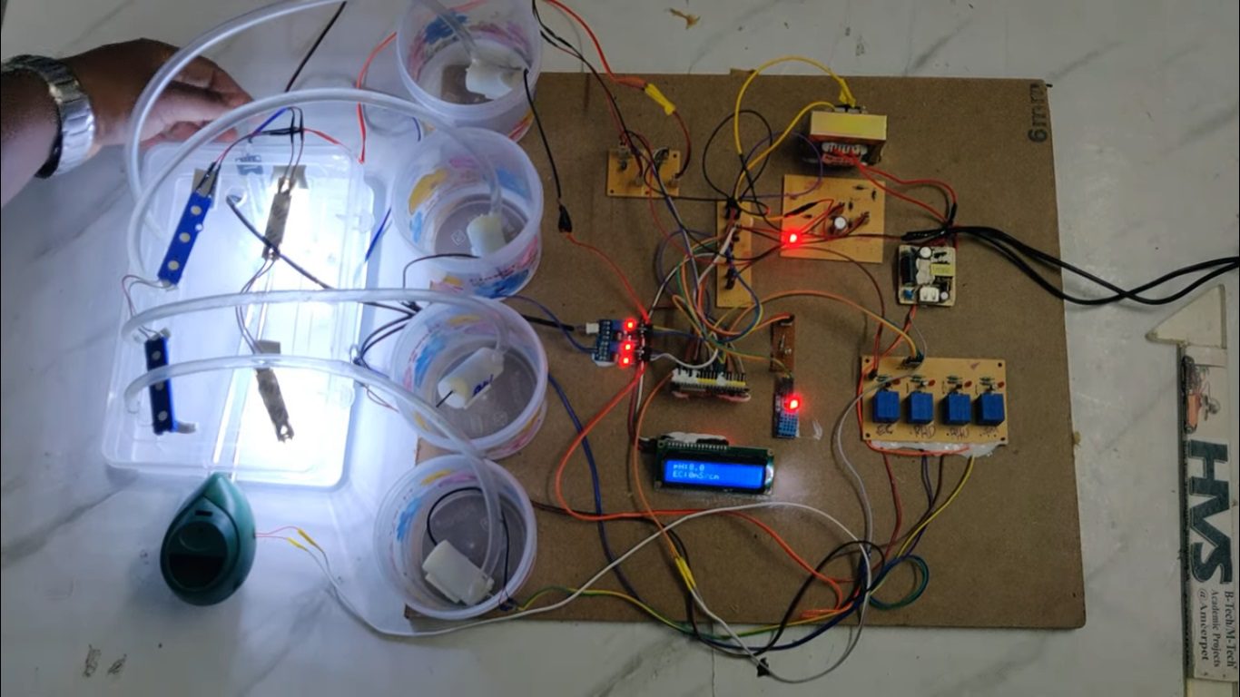 HVS-4922. IoT Enabled pH & EC Monitoring for Intelligent Fertigation in green houses.