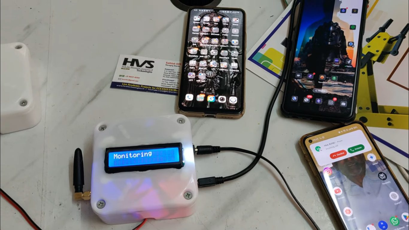 HVS-4928. Intruder Detection System with SMS and Call Alert