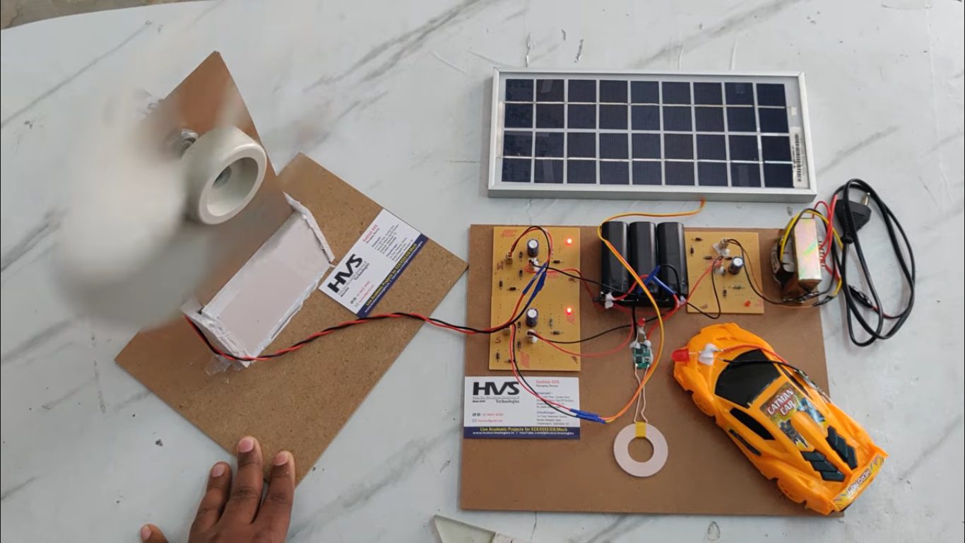 HVS-4934. Solar and Wind Based Wireless power transmission for EV battery charging system