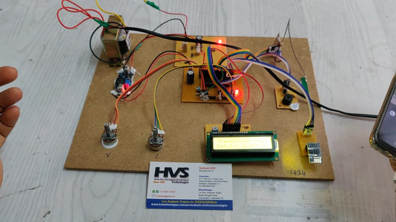 HVS-4854. Fault Detection in Transformer using GSM and IoT Application.