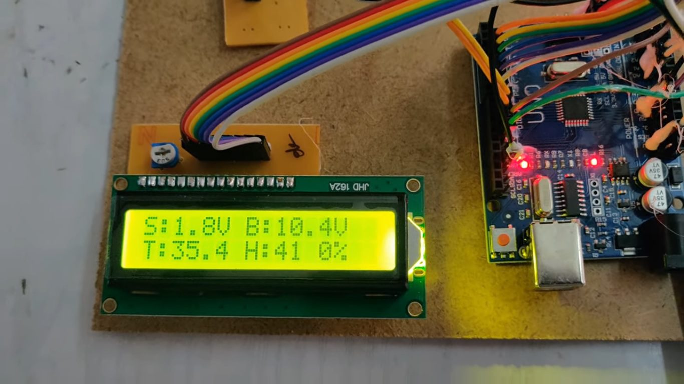 HVS-4856. Solar Powered IoT based Smart Controlling for DC fan.