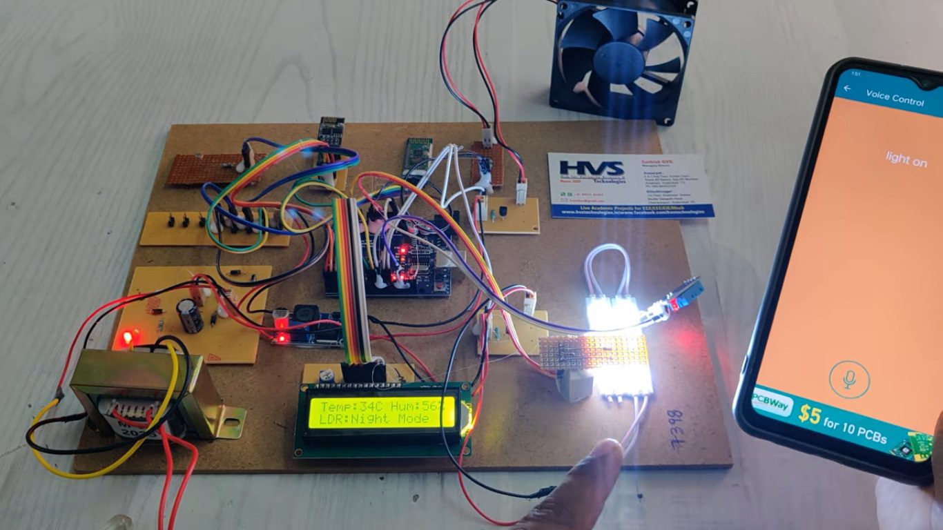 HVS-4860. Fault Detection in Home Automation Through Voice and IoT Blynk Monitoring.
