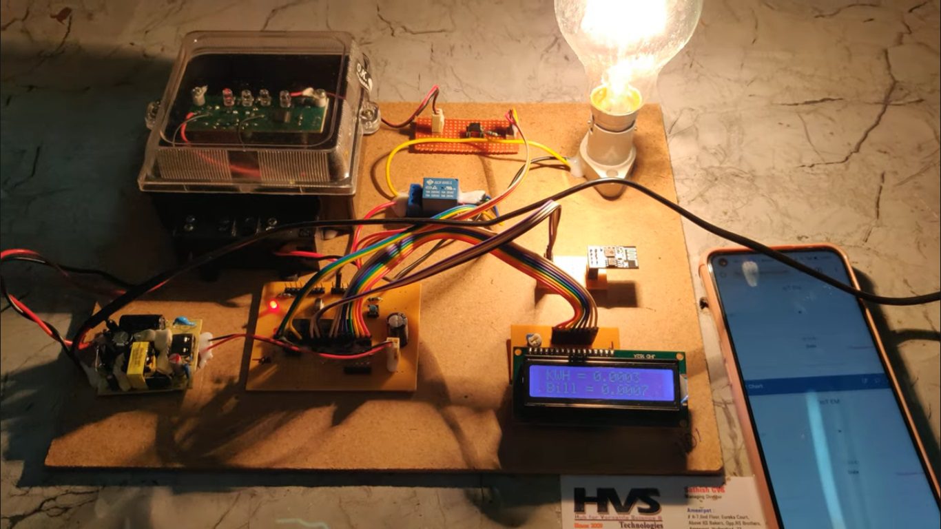 HVS-4892. Smart Residential Electricity Management and Cutoff system using Network based Embedded Control