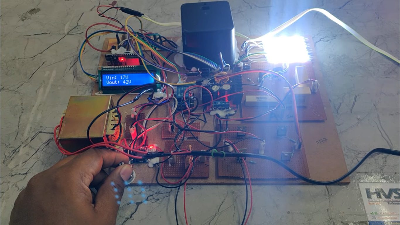 HVS-4894. Wide Input voltage application of DC-DC converter as LED Driver.