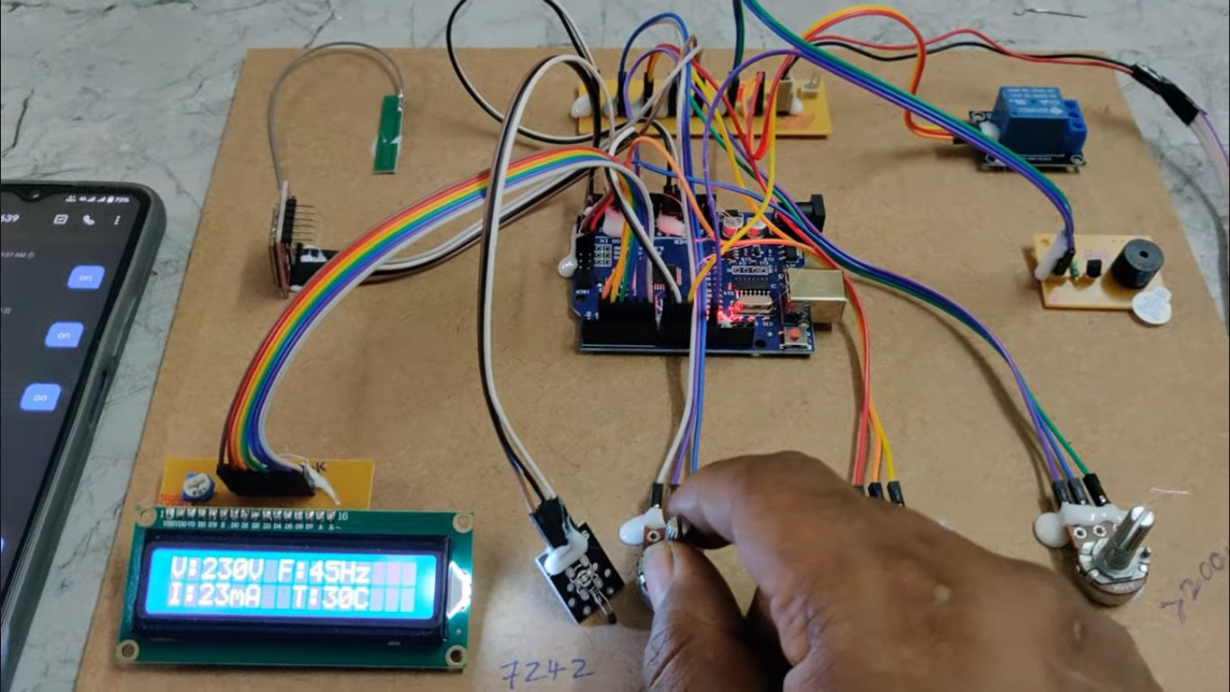 HVS-4906. GSM based embedded web server for substation monitoring and controlling using Arduino UNO