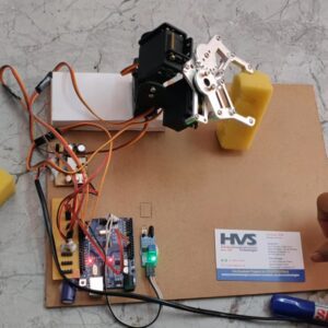 HVS-4925. 3-Axis Robotic ARM for Pick and Place Objects.