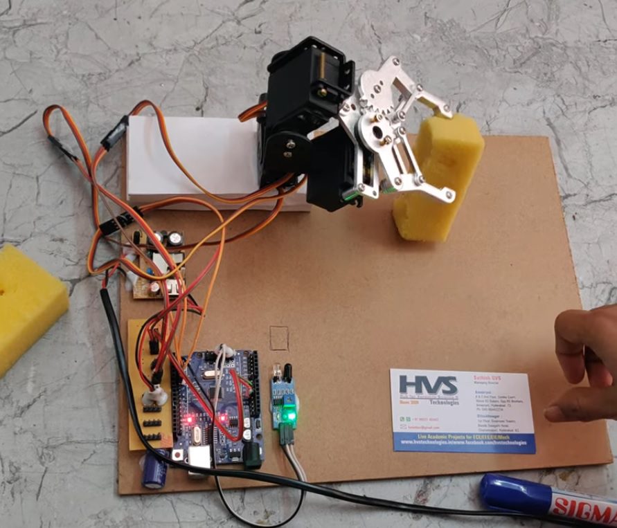 HVS-4925. 3-Axis Robotic ARM for Pick and Place Objects.