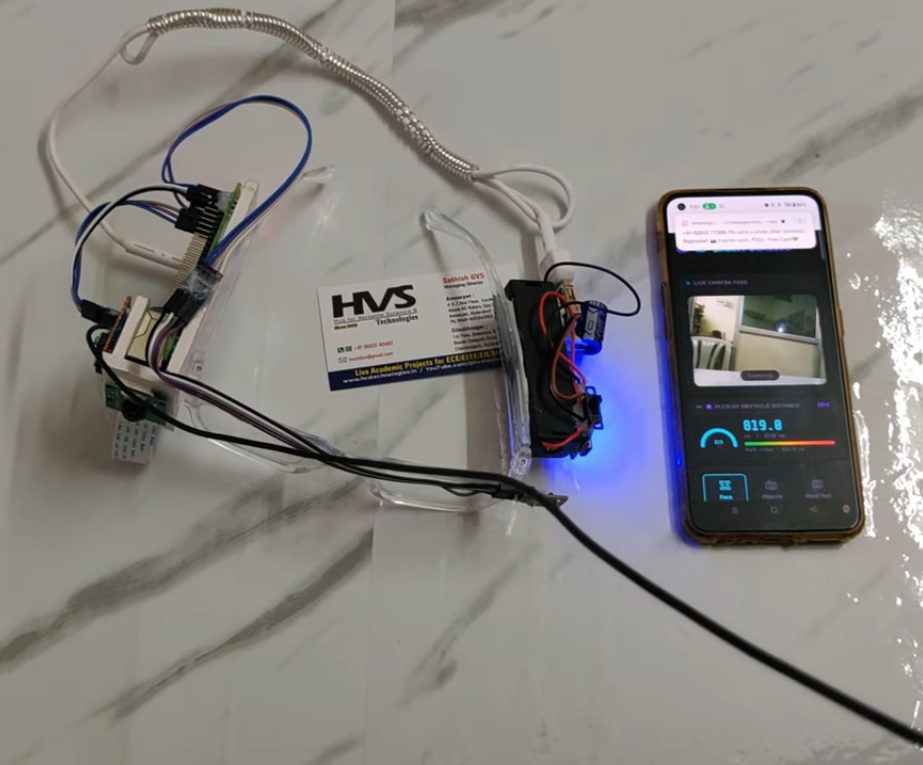 HVS-4937. Smart Eyes with Voice - An Assistive system for blind Persons - Smart AI Glasses