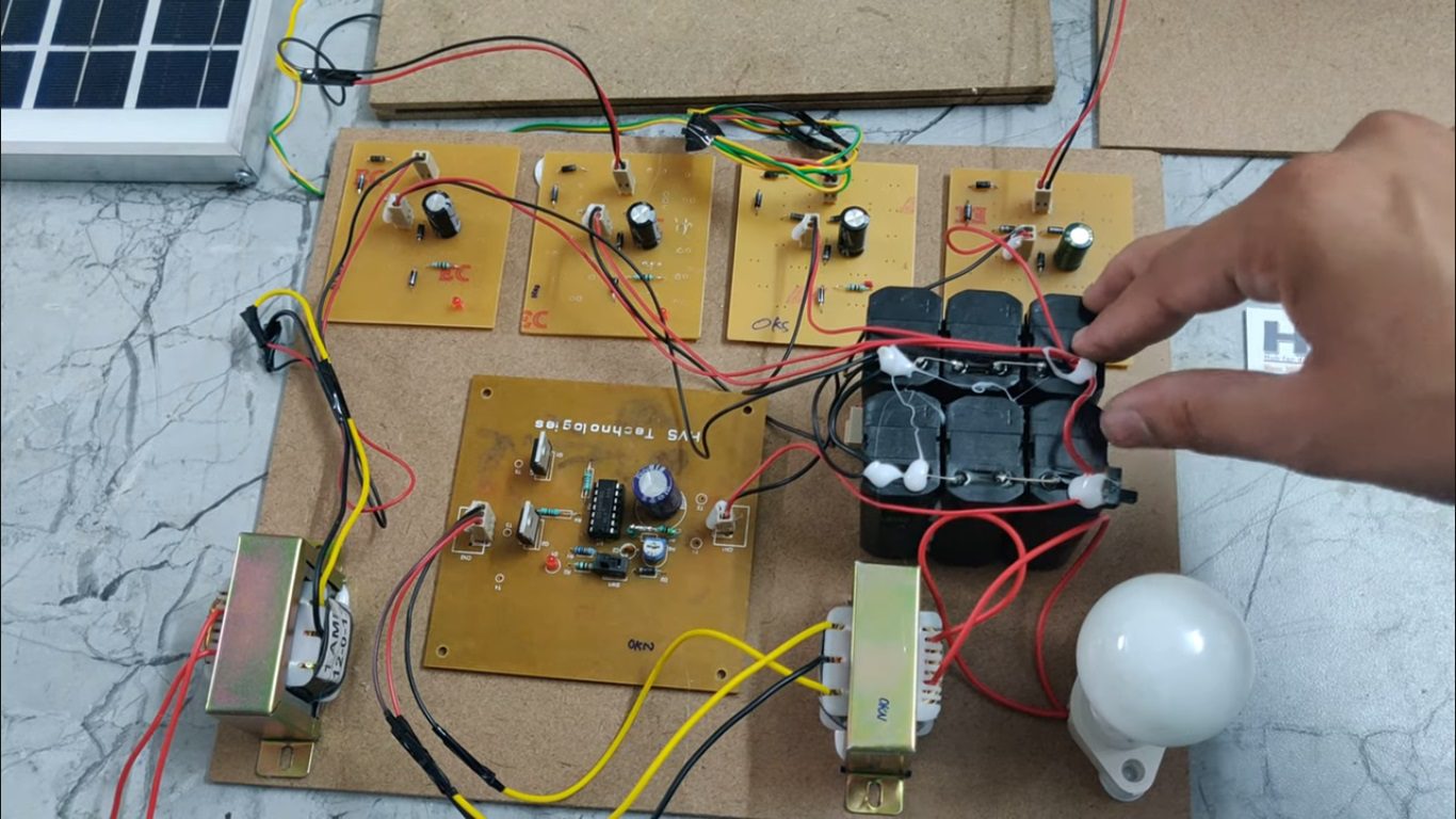 HVS-4849. Hybrid Power Generation from solar, wind and piezoelectric plates.