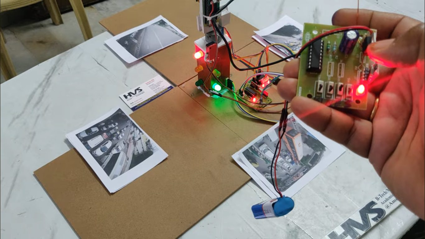 HVS-4857. Density based Traffic 🚦 Signal based on Image processing using Raspberry pi & ambulance 🚑 clearance