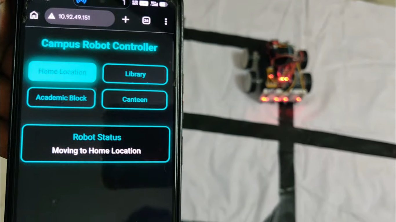 HVS-4914. Autonomous electric vehicle using Arduino UNO and IoT.
