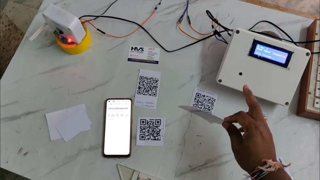 HVS-4966. Library Management System with Theft Detection using raspberry Pi with IoT.