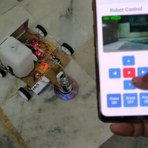 HVS-4973. Multi-purpose Agricultural Robot -Pesticides Sprayer &weed detection, cutter using image processing