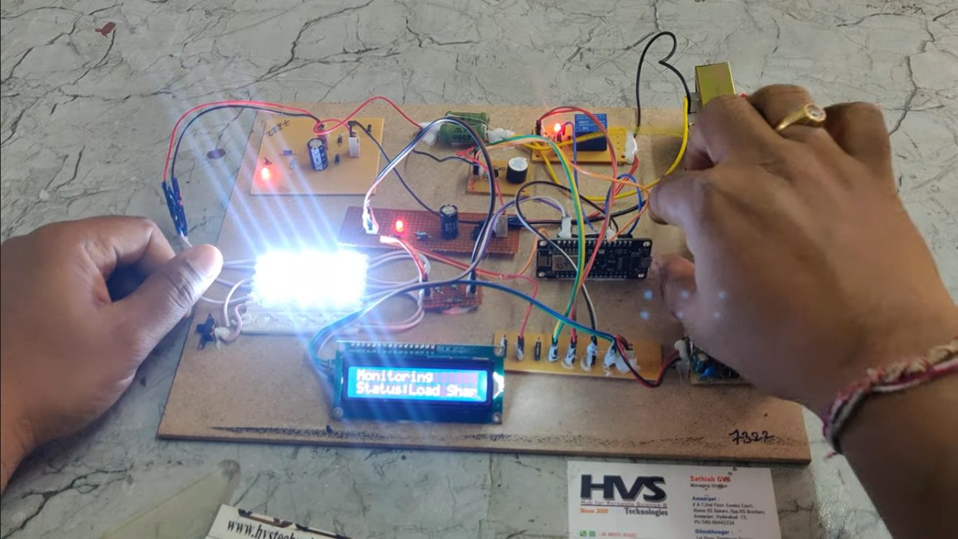 HVS-4880. Smart Load Balancing of Transformers using ESP32 - Transformers Load sharing using ESP32