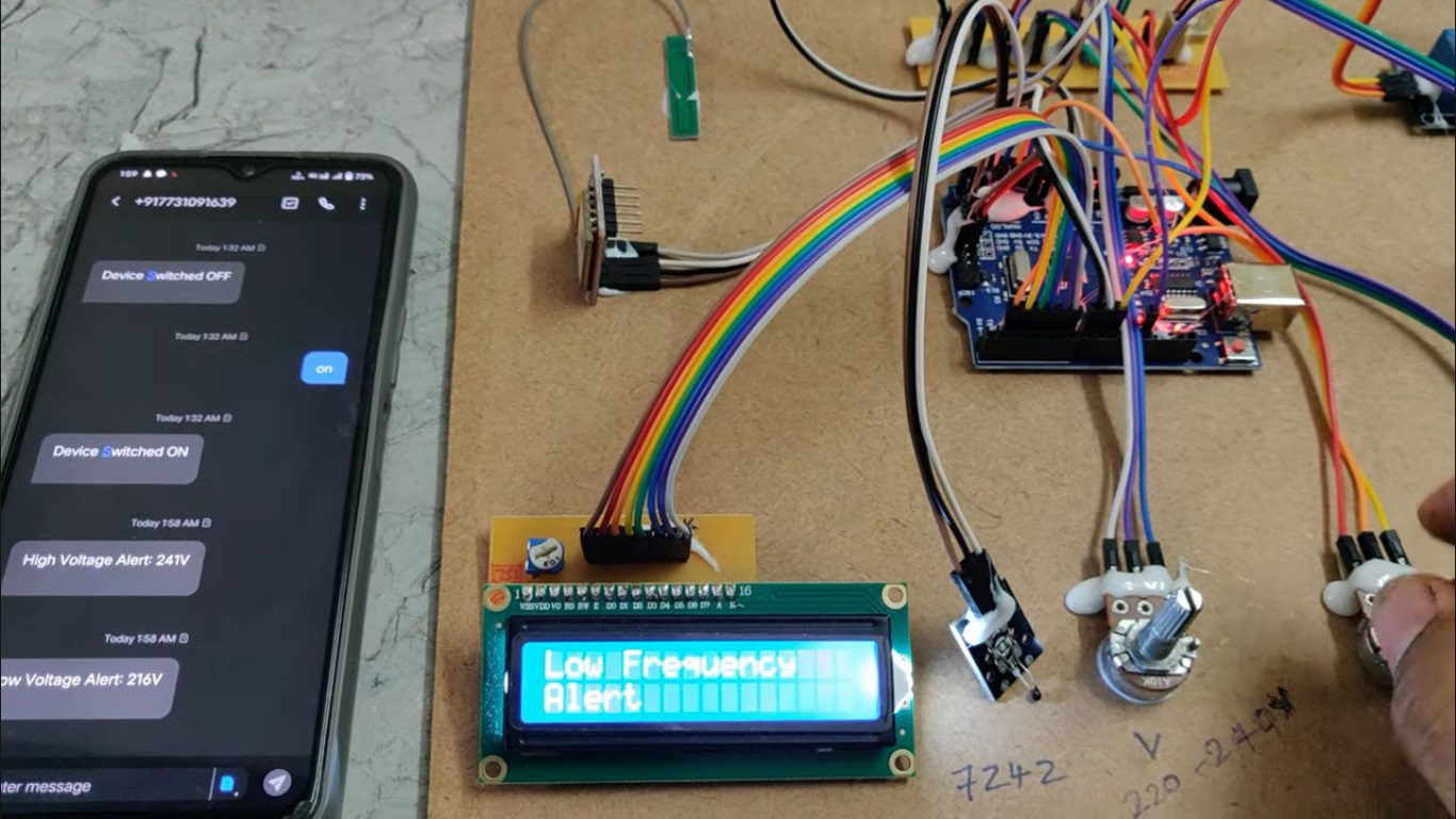 HVS-4906. GSM based embedded web server for substation monitoring and controlling using Arduino UNO