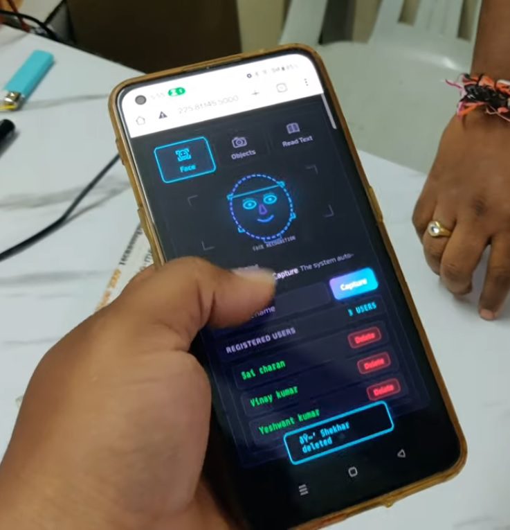 HVS-4937. Smart Eyes with Voice - An Assistive system for blind Persons - Smart AI Glasses