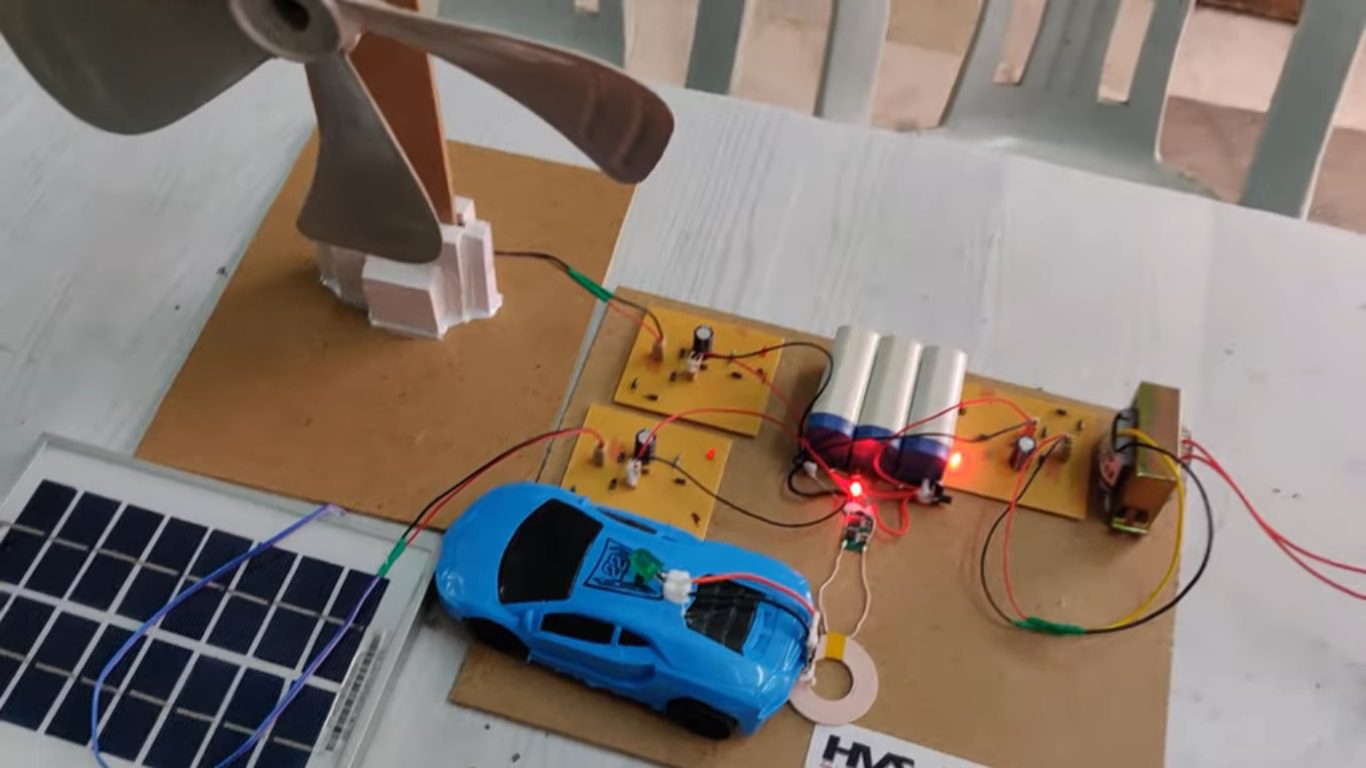 HVS-4848. Smart Renewable Energy Roads with wireless electricity-based charging system for EV
