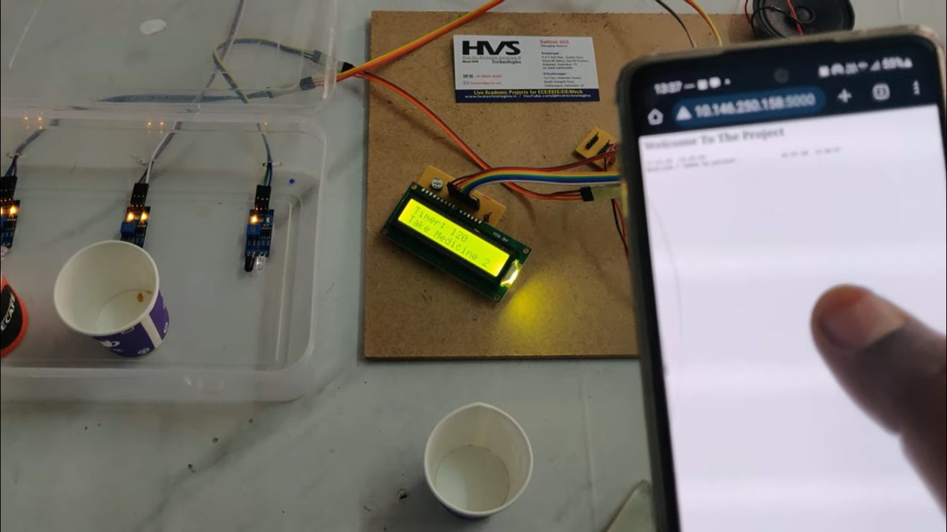 HVS-2391 Intelligent Medicine Box For Medication Management Using IOT