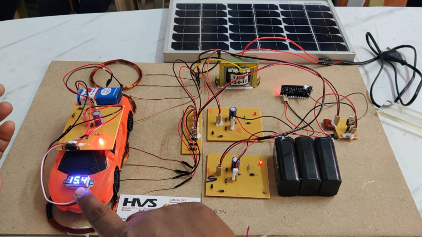 HVS-4796. Solar Dynamic wireless electric vehicle charging system