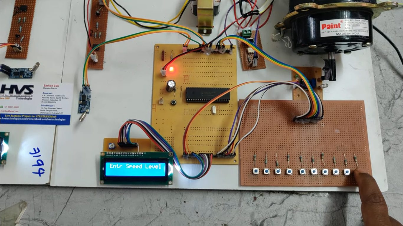 HVS-4495.Speed synchronisation of Multiple AC Induction motors using Zigbee.