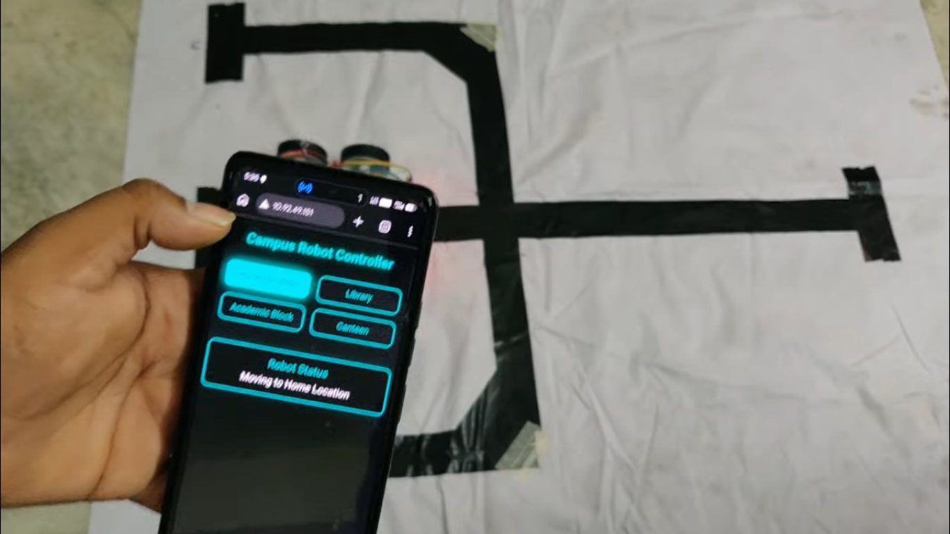 HVS-4914. Autonomous electric vehicle using Arduino UNO and IoT.