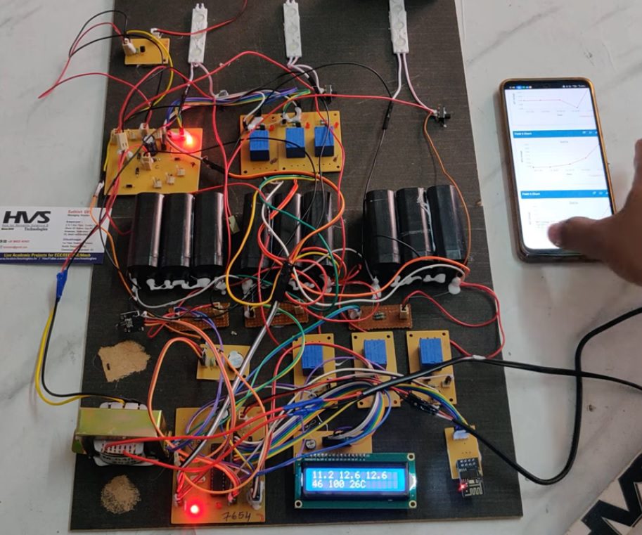 HVS-4983. IoT Battery Management System - Charge monitoring and Fire 🔥 protection with Active Cell balancing