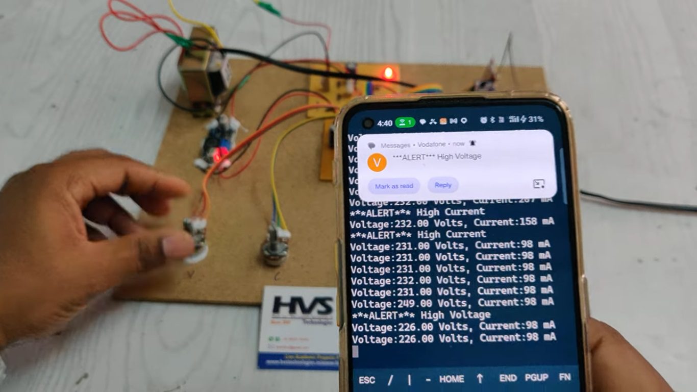 HVS-4854. Fault Detection in Transformer using GSM and IoT Application.