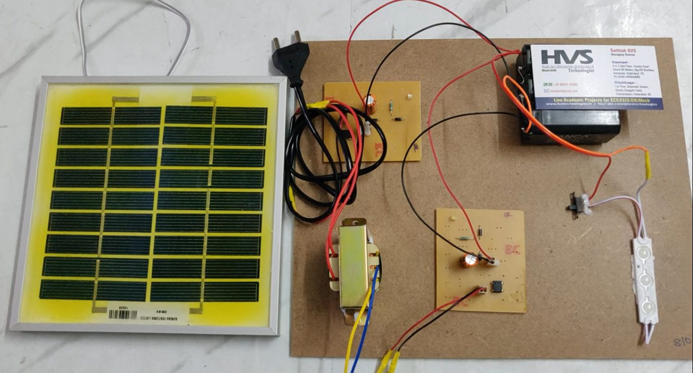 HVS-5068. Solar power Battery Charging with Reverse Current Protection.