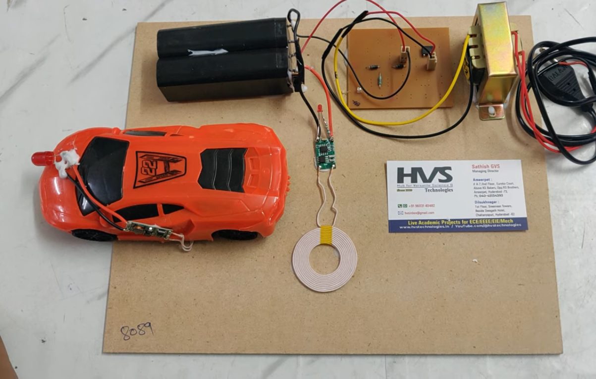 HVS-5073. Wireless electric vehicle charging system - wireless power transmission