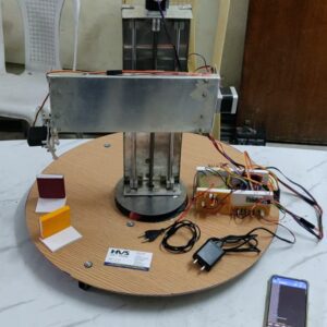 HVS-5079. Cylindrical Robot - controlling through Bluetooth.