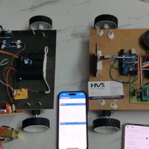 HVS-5081. IoT based Vehicle to vehicle communication using Li-Fi technology.